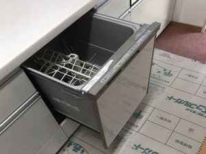 愛媛県松山市でスライド食器洗い乾燥機の入れ替え工事させて頂きました！