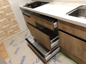 新規設置,後付け,システムキッチン,リフォーム,取り付け,あとからビルトイン,新規取り付け,NP-45ME8WJG,深型,パナソニック製,ビルトイン食洗機,食洗器,食器洗い機,食器洗い乾燥機,ビルトイン,リクシル,AS,京都市,京都府,