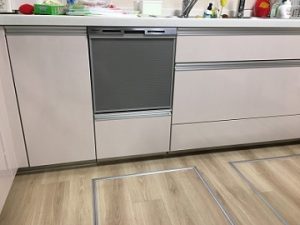 大阪府泉佐野市にて食洗機の新設工事をさせて頂きました！