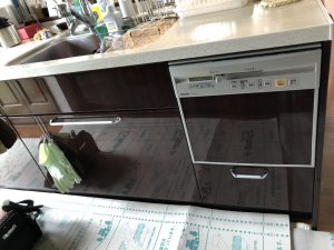 奈良県北葛城市にてスライドオープン食洗機の入れ替え工事をさせて頂きました！