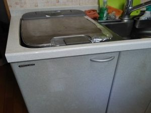 国分寺市でミカドトップオープン式食洗機の交換工事をさせていただきました！