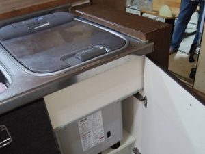 山梨県笛吹市にてトップオープン食洗機の撤去工事を行いました！案件番号 a-4599