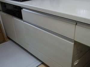 東京都八王子市にてスライドオープン食洗機の新設工事を行いました！案件番号 a-4316