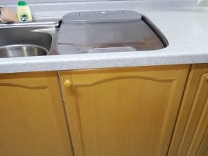 群馬県邑楽郡にてトップオープン式食洗機の入れ替え工事を行いました！案件番号 a-4508