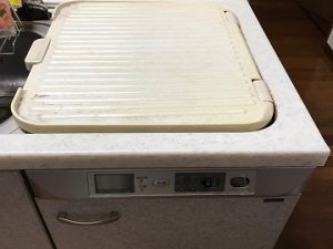 静岡県袋井市にてトップオープン食洗機の入れ替え工事を行いました！案件番号 a-2466