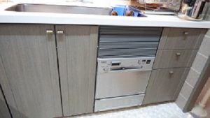 食器洗い乾燥機,食器洗い機,食洗機,買い換え,交換,取り替え,リフォーム,ビルトイン,食洗機交換工事,取り付け,シルバー,リンナイ,RSW-C402C-SV