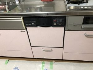 大阪府和泉市にてスライドオープン食洗機の入れ替え工事を行いました！案件番号  a-4712