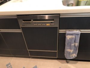 大阪市東住吉区にてスライドオープン食洗機の入れ替え工事を行いました！案件番号 a-4318