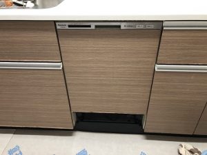 滋賀県栗東市にてスライドオープン食洗機の入れ替え工事を行いました！案件番号 a-4835