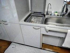 神奈川県中郡にてトップオープン食洗機の入れ替え工事を行いました！案件番号 a-5721