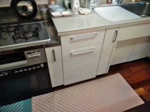 ミカド,RKW-445C,リンナイ,食洗機,撤去,スライドオープン食洗機,収納,リフォーム