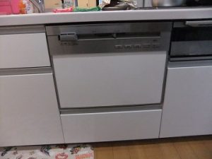 沖縄県うるま市にてスライドオープン食洗機の入れ替え工事を行いました！案件番号 a-6164