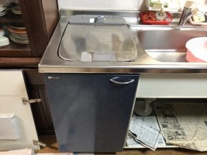 大阪市西淀川区にてトップオープン食洗機の入れ替え工事を行いました！案件番号 a-5770