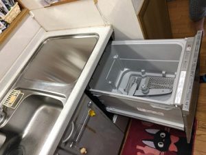大阪府寝屋川市にてトップオープン食洗機の取替え工事をさせて頂きました！a-4614
