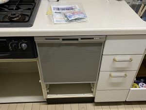 ライオンズマンション大和高田にてスライド食洗機の買い替え工事をさせて頂きました！a-6706