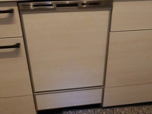 越中島ハイツにて新しく食器洗い乾燥機を取付けさせて頂きました！a-5356