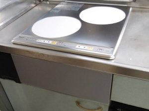 交換,買い替え,取替え,取り替え,ビルトイン,IH,IHヒーター,ガスコンロからIHへ,電気工事,東京都練馬区,パナソニック,KZ-HS20AP,IHクッキングヒーター,HR-T442-XABHL,ハーマン,ハーマン製,