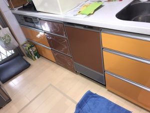福岡県糟屋郡にてビルトインタイプの食洗機を新設させて頂きました！a-6993