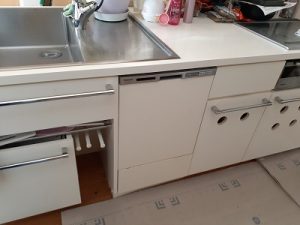 新潟県新潟市にてスライド食洗機の買い替え工事させて頂きました！a-7092