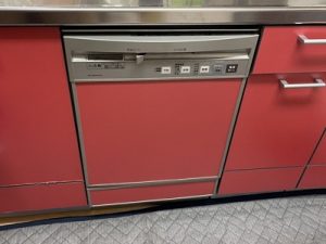 京都府京都市にてスライドオープン食洗機の取り替え工事をさせて頂きました！a-7470
