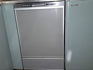 大分県宇佐市にてフロントオープン食洗機からスライド食洗機への取替え工事させて頂きました！a-6859