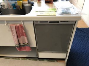 大阪府茨木市にてスライド食洗機の取り替え工事をさせて頂きました！a-7620