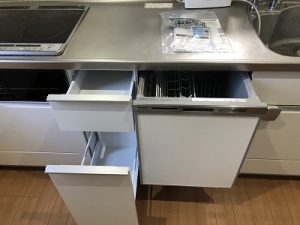 滋賀県大津市にてスライドオープン食洗機の新設工事を行いました！案件番号 a-7229