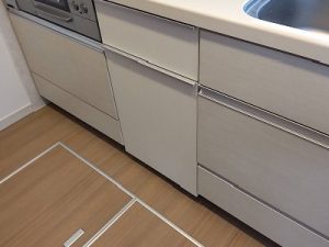 東京都豊島区にてスライドオープン食洗機の撤去工事を行いました！案件番号 a-7487