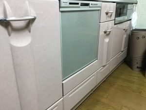 食洗機,買い換え,交換,取り替え,リフォーム,ビルトイン,食洗機交換工事,取り付け,スライド食洗機,NP-45MS9S,パナソニック,パナソニック製,浅型タイプ,タカラスタンダード,NP-P45V2PSTA,広島県呉市,広島県,呉市,