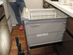 リビオシティ西葛西親水公園にてビルトイン食洗機を新しく取付けさせて頂きました！a-5223