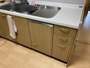 兵庫県神戸市にてトップオープン食洗機の取り替え工事をさせて頂きました！a-5527