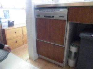 鹿児島県鹿児島市にてスライドオープン食洗機の取替工事をさせて頂きました！a-7801