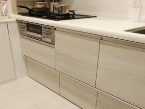 RSW-C402C-SV,リンナイ,食器洗い乾燥機,食洗機設置部材,N-KH450S,食洗機新設工事,スライドオープン食洗機