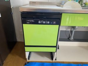 滋賀県長浜市にてスライドオープン食洗機の取り替え工事をさせて頂きました！a-7614