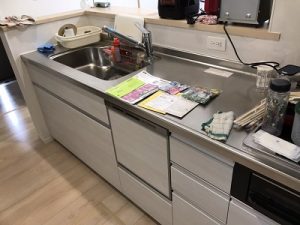 愛媛県松山市にて新しくビルトイン食洗機を取付け工事させて頂きました！a-8155