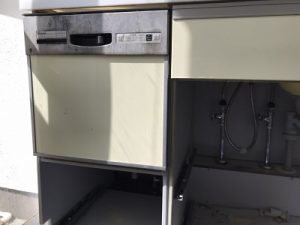 東京都町田市にてスライド食洗機の買い替え工事をさせて頂きました！a-8513