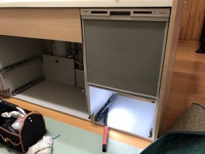 神奈川県小田原市にてスライド食洗機交換工事をさせて頂きました！a-8463