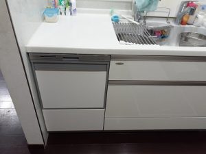 新潟県新潟市にてスライド食洗機の買い替え工事をさせて頂きました！a-9023