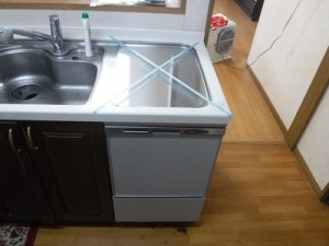 石川県河北郡にてトップオープン食洗機の買い替え工事をさせて頂きました！a-9580