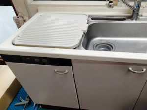 トップオープン食洗機からNP-45MS9Sの取り付け(交換）事例 大阪市港区にて　a-9988