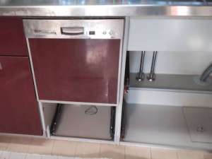リンナイ製食洗機 RKW-402G-STからNP-45MD9Sの取り付け工事　さいたま市にて　a-10305