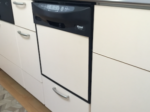リンナイ製食洗機RKW-V45Aの撤去・ZWPP45R14LDS-E取付け工事　広島県安芸郡にて a-10636