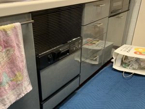 モンセーヌ住吉川公園にてフロントオープン食洗機の交換工事をさせて頂きました！a-9550