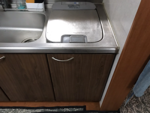 トップオープン式食洗機EW-CB57PFからクリナップ製ZWPP45R14LDS-Eへに買い替え工事　愛知県名古屋市にて　a-10514