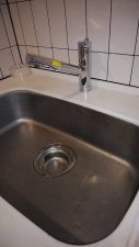 キッチン水栓　排水トラップ交換工事④　8774