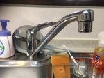 KVKシャワー付きキッチン水栓　取替工事①　5280