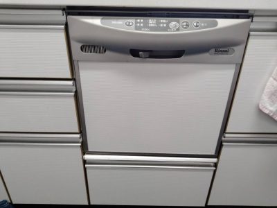 リンナイ食洗機を使用 - キッチン機器取付け情報