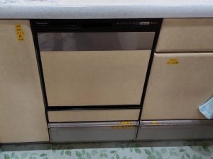 埼玉県川口市にてクリナップ製のCWPM-45 ＊部品供給不可＊ビルトイン食洗機（NP-45RS9K）の取替工事させて頂きました！a-12598