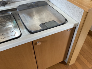 大阪府和泉市にて上蓋式食洗機EW-CB50MKの買い替え工事