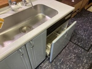 静岡県島田市にて食器乾燥庫から食洗機への取り替え工事を行いました！a-13251